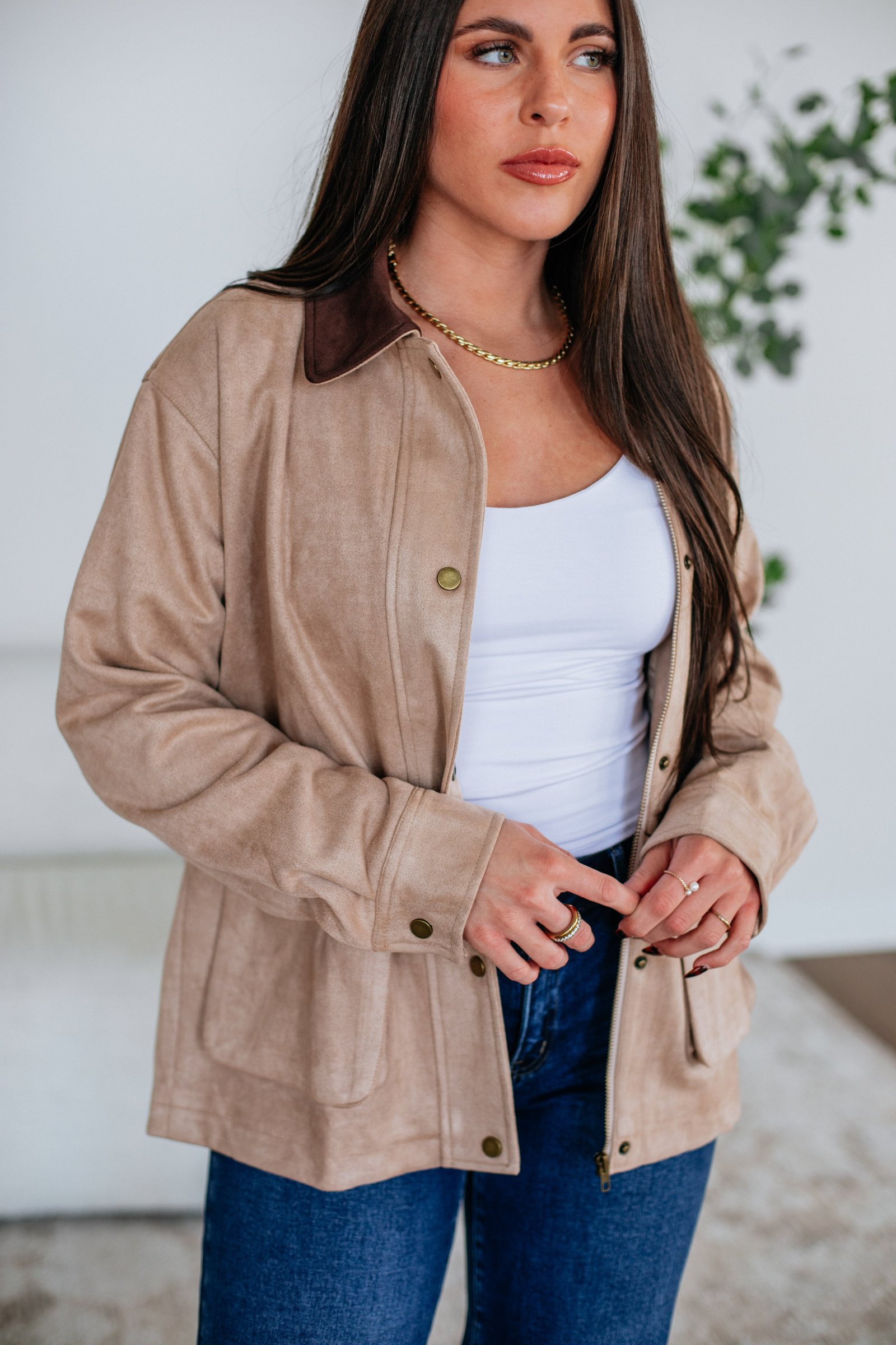 Maren Suede Jacket - Image 11